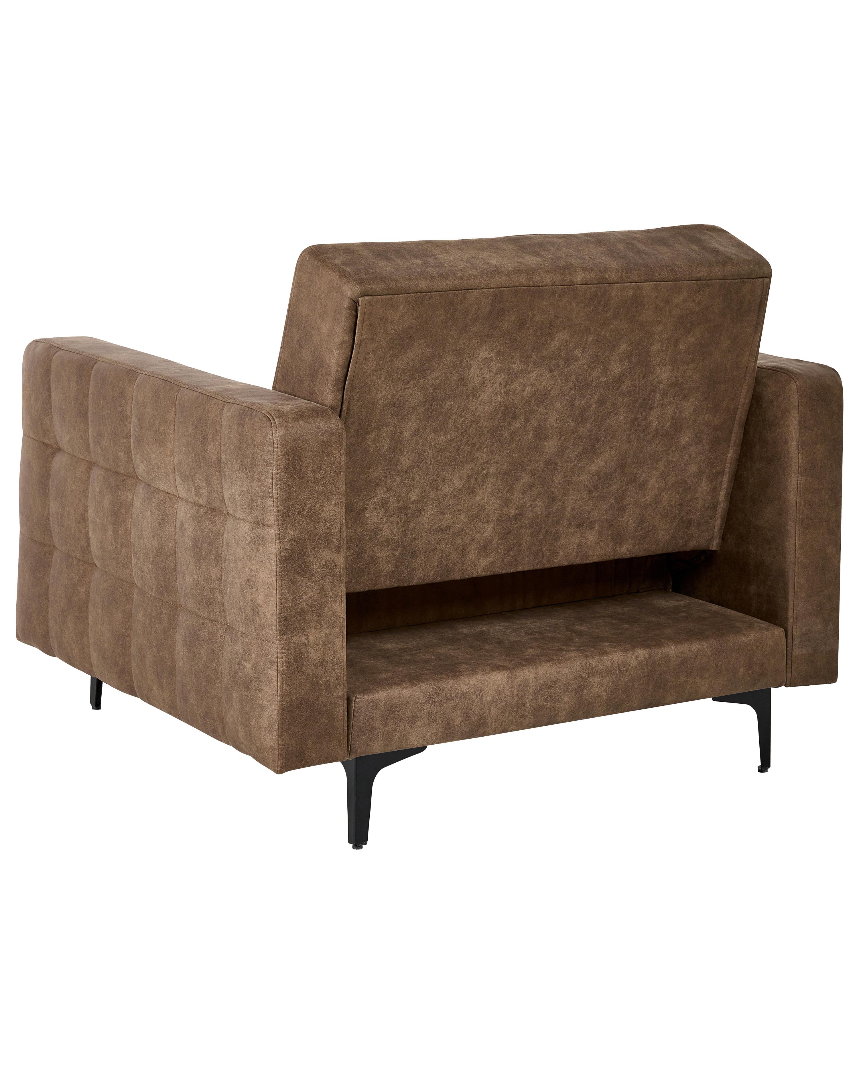 Fauteuil ABERDEEN Kunstleer Bruin