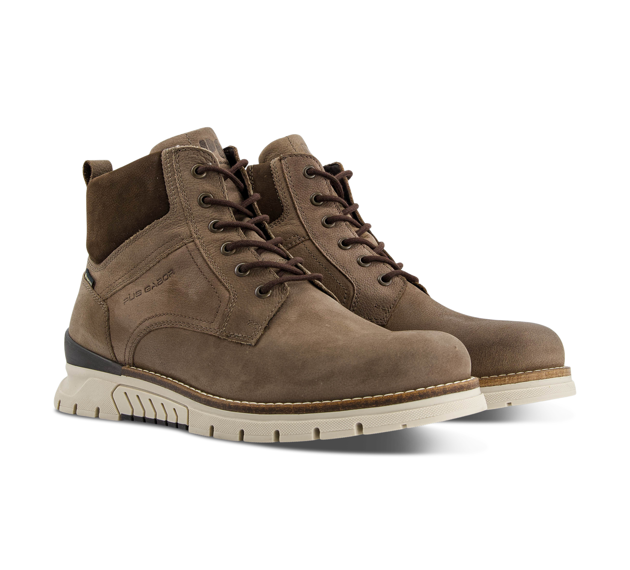 Pius Gabor Schnürboots beige/taupegrau