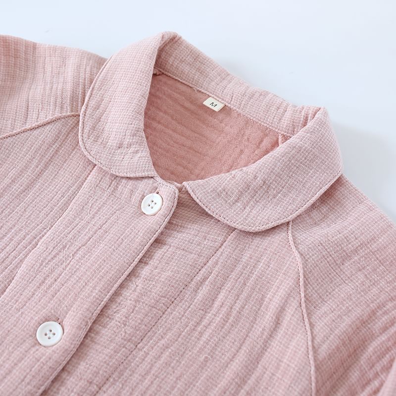 Dogini - Bijpassende pyjamaset voor koppels: effen shirt + broek