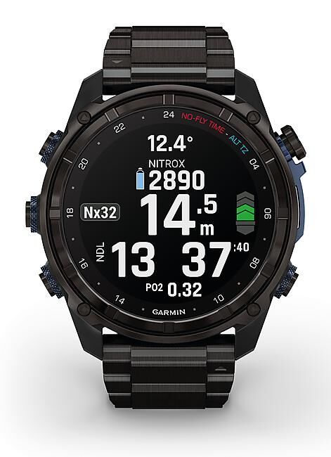 GARMIN - ORDINATEUR DE PLONGEE DESCENT MK3i BRACELET TITANE