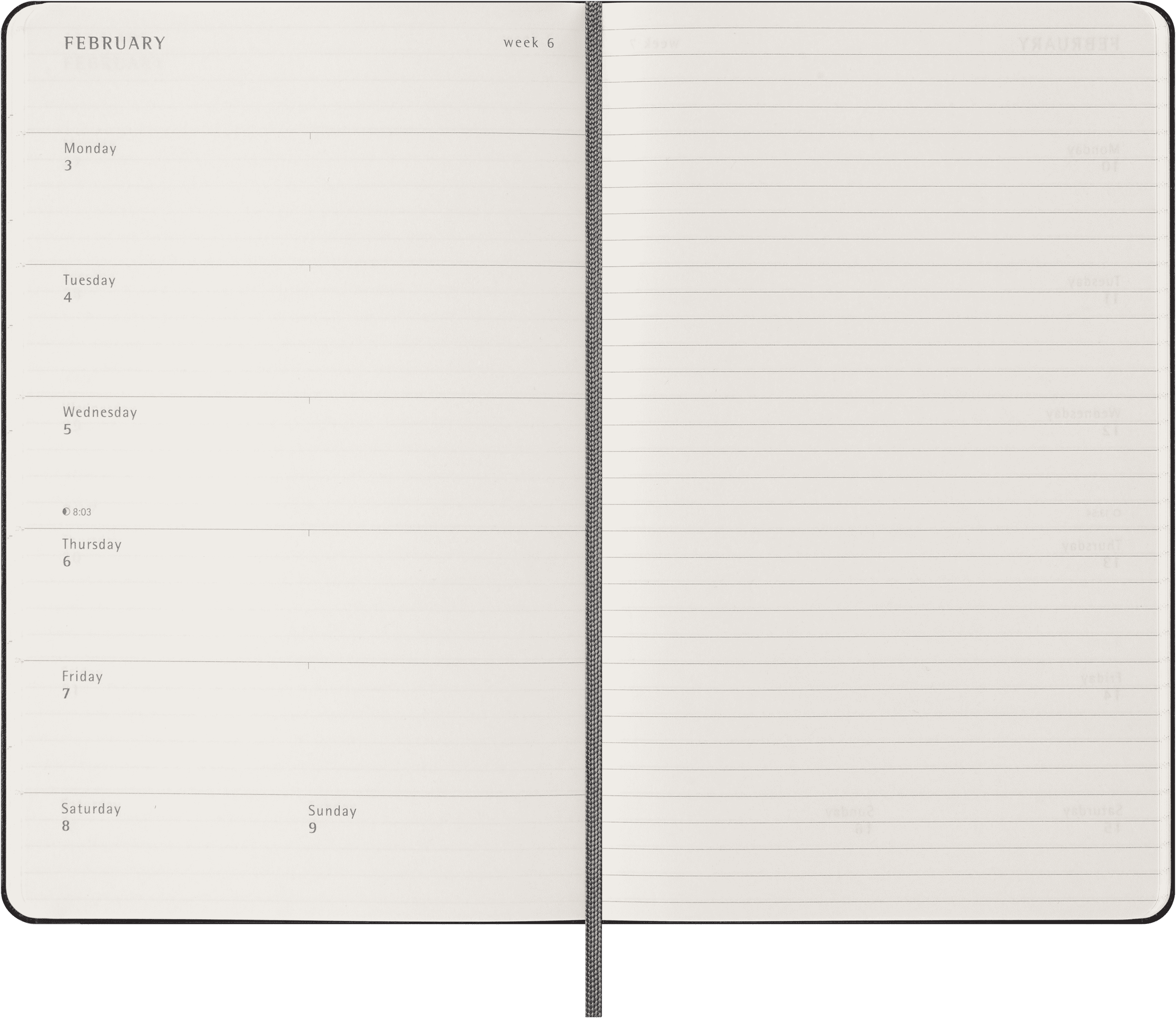Classic Planner 2024/2025 Large Weekly, hard cover, 18 months