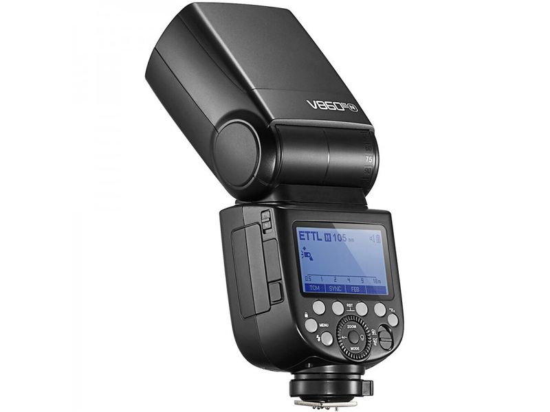 Godox Blitzgerät V860III für Nikon Blitzgerät mit hoher Leitzahl, schneller Recyclingzeit und Li-Ionen-Akku