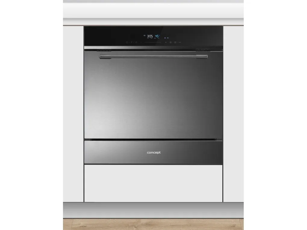 Concept MNV7760DS - Opvaskemaskine - Sort