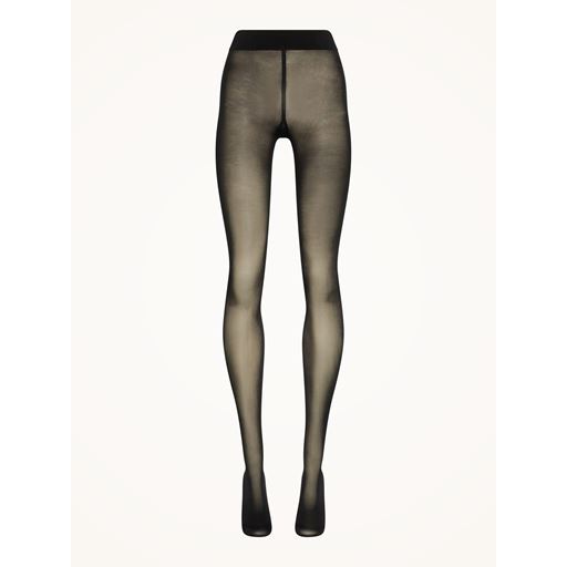 Wolford Pure Shimmer 40 Concealer Strømpebukser, Black, XS