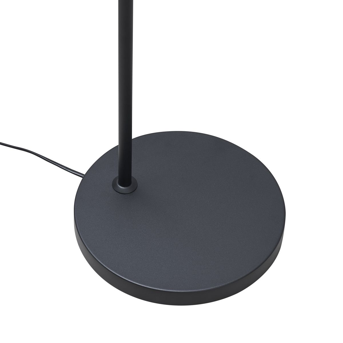 Art Deco vloerlamp zwart met smoke glas - Sandra