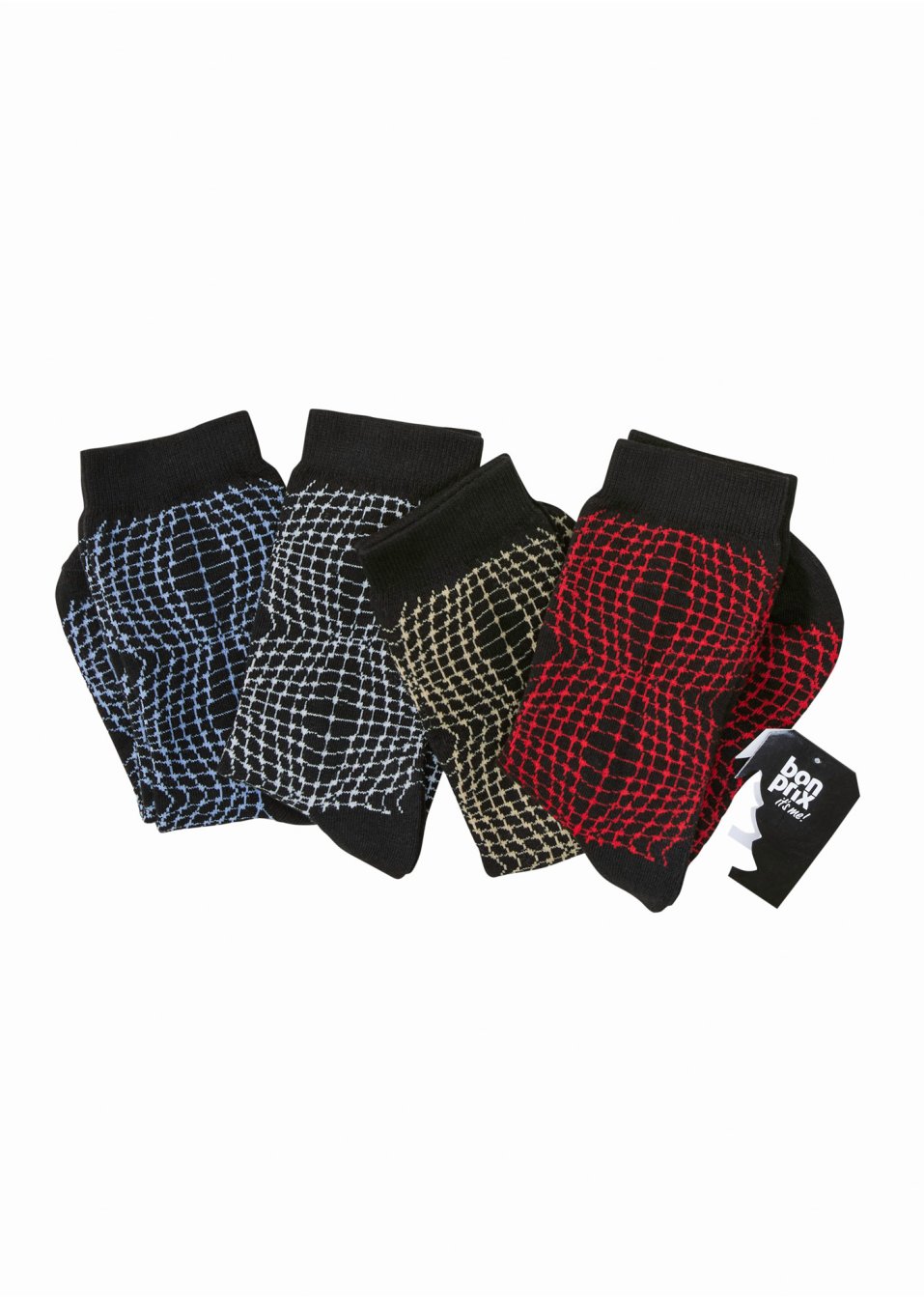 Lot de 4 paires de chaussettes avec carte cadeau