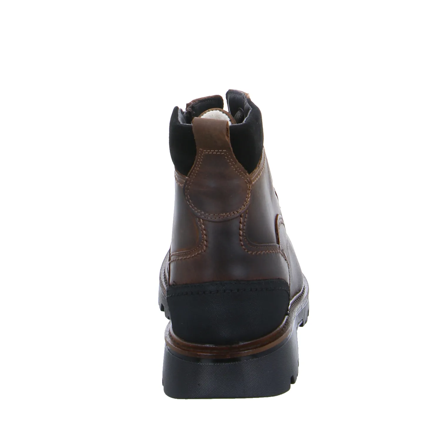 Winter-Boots Braun Leder