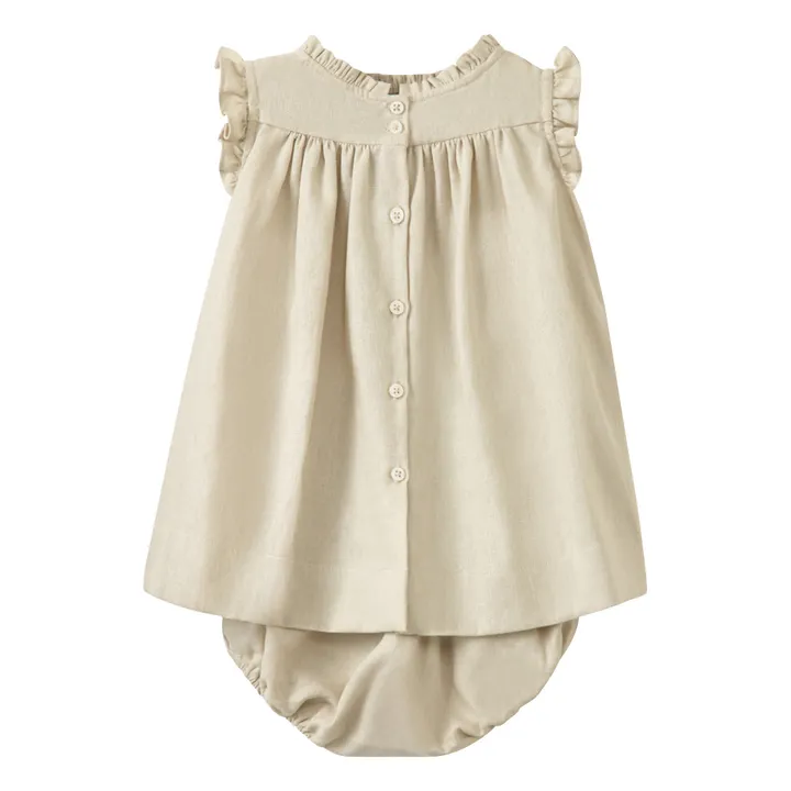 Caramel Robe Moringa Bébé | Beige