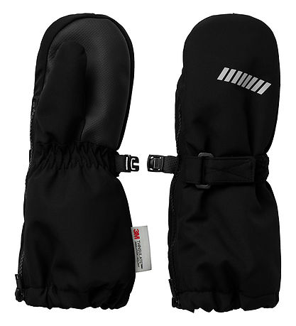 Name It Luffer m. Fleece - NmnSnow10 - Sort m. Lynl?s
