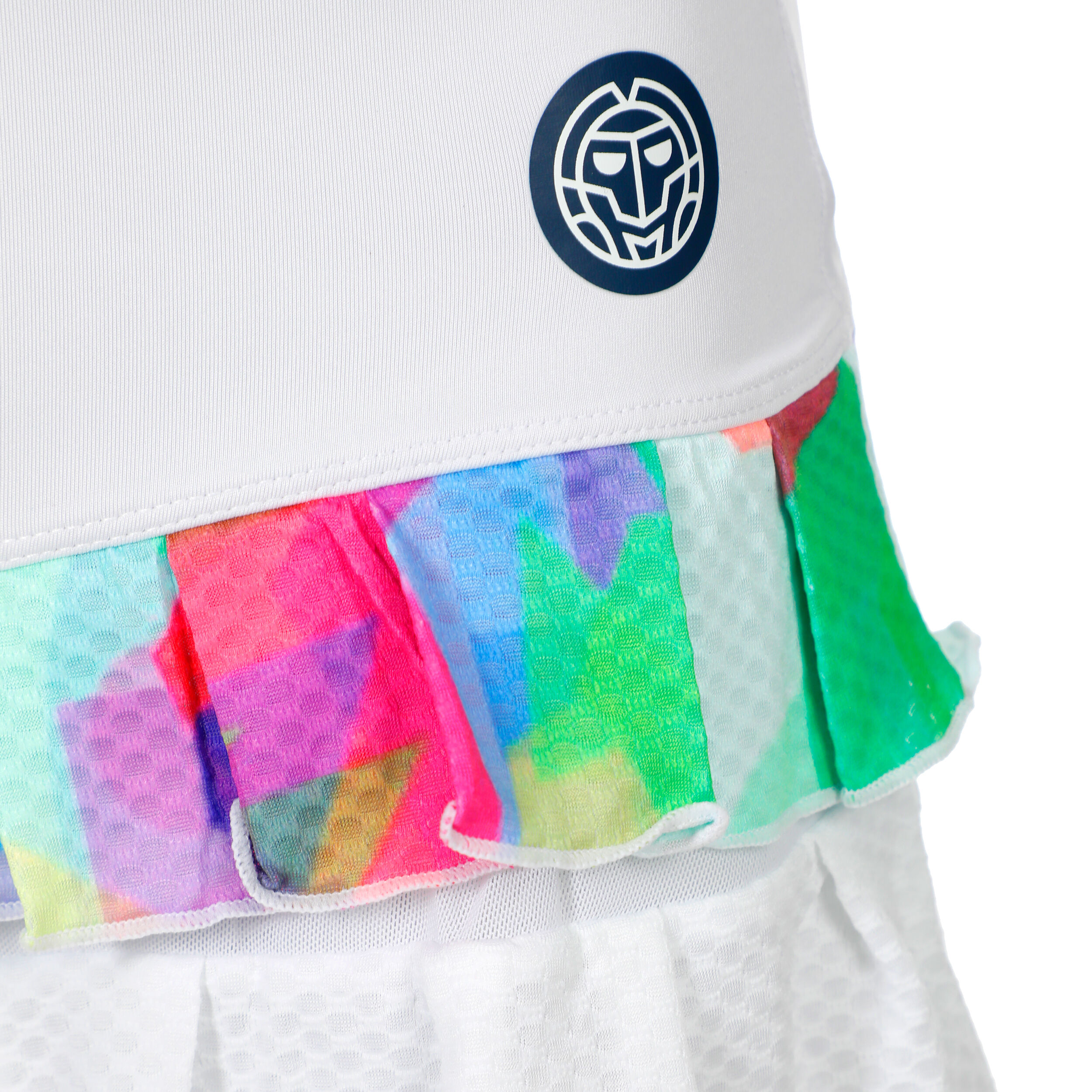 BIDI BADU Kaleido Pleated Jupe Femmes - Blanc , Multicouleur