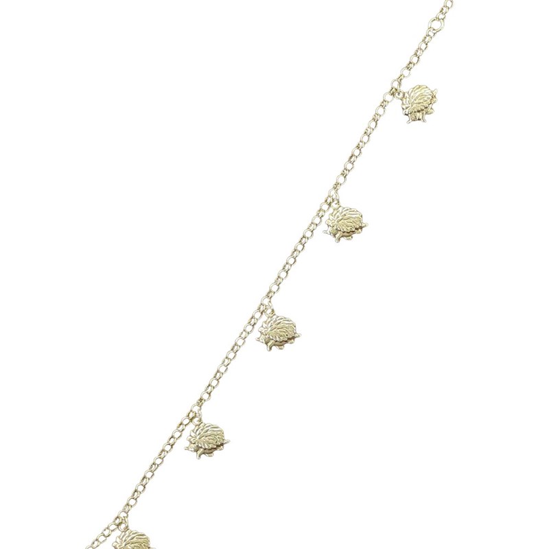 Bracelet cing hérissons ou Niglos - Plaqué or