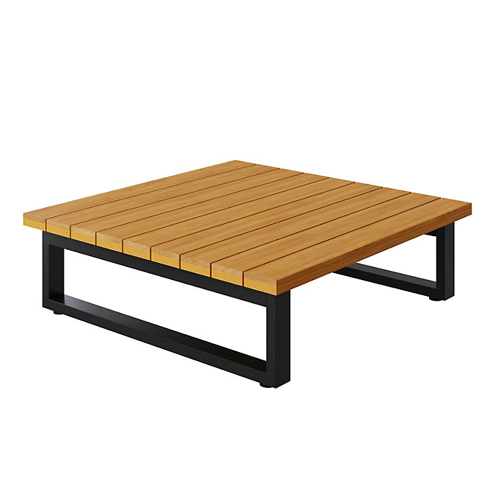 Ensemble canapé 2 personnes et fauteuil d'angle MOALA acacia GOODHOME