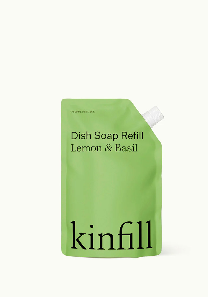 kinfill 1x Nachfüllung Geschirrspülmittel Lemon & Basil