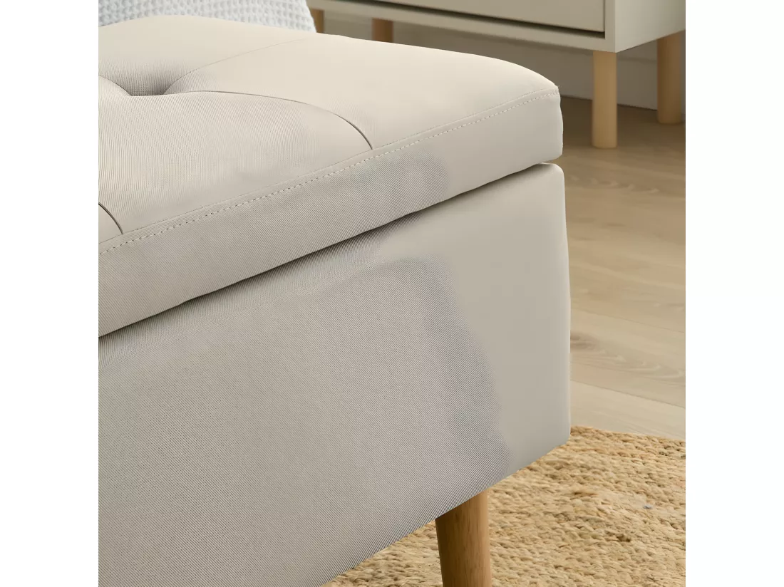 Banc en mdf Beige 106x46