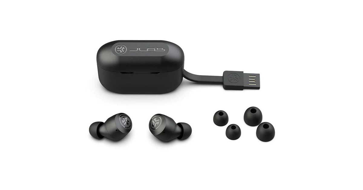 JLabGo Air Pop True Wireless in-ear oortjes  (Zwart)