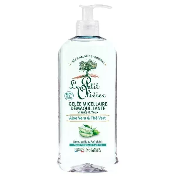 Le Petit Olivier - Geleia de Limpeza Micelar - Aloé Vera Chá Verde 400ml