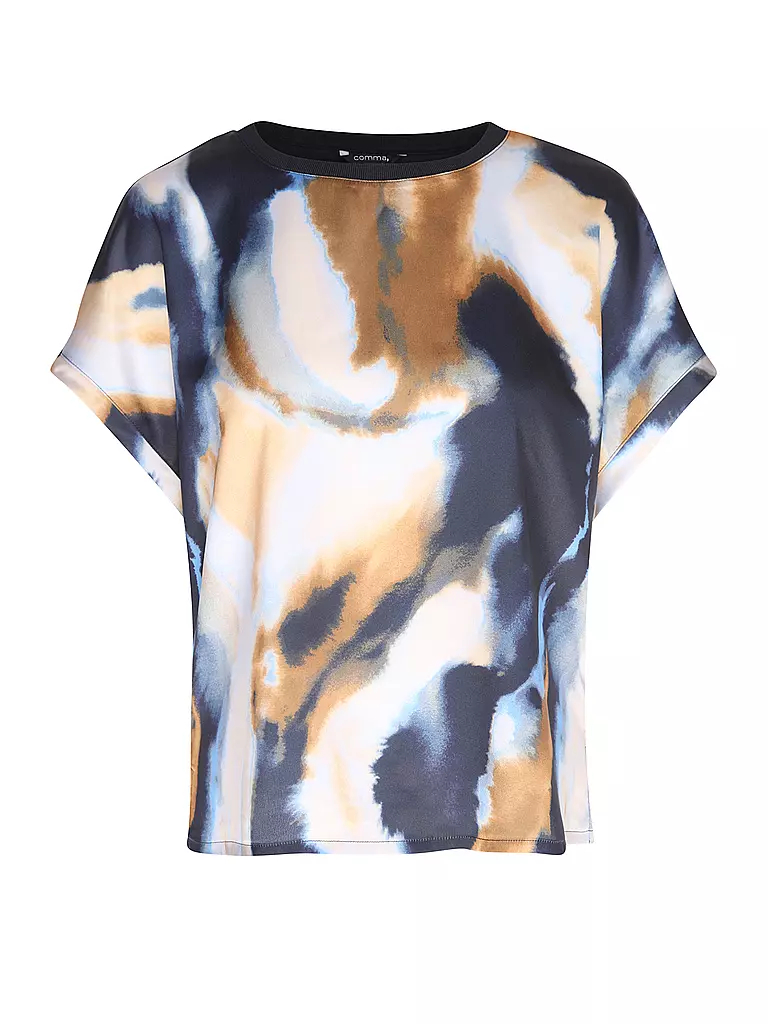 COMMA Blusenshirt blau