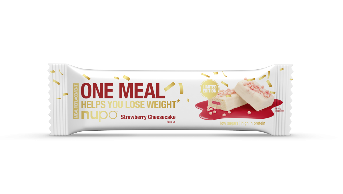 Nupo One Meal Bar Strawberry Cheesecake