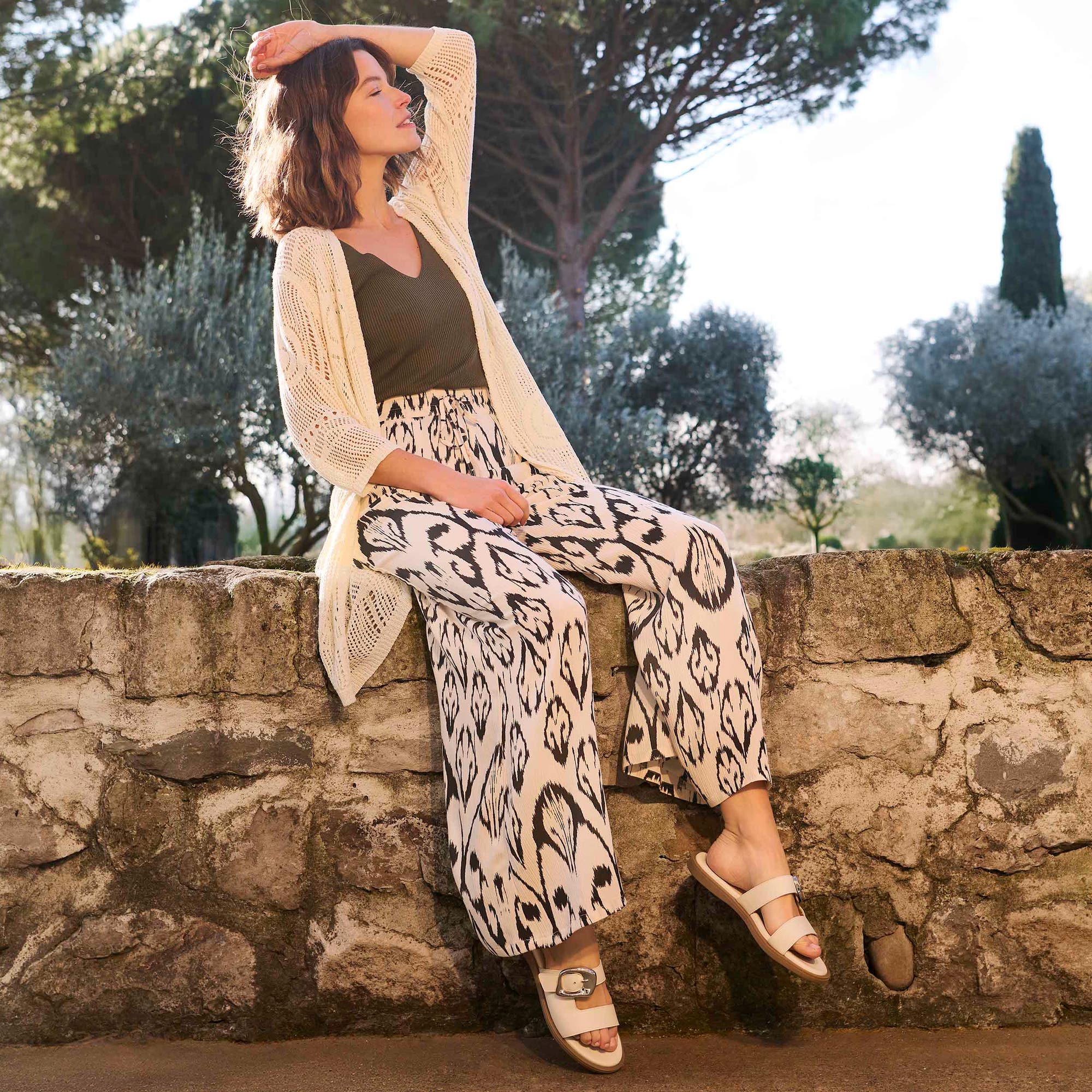 Top Femme kaki