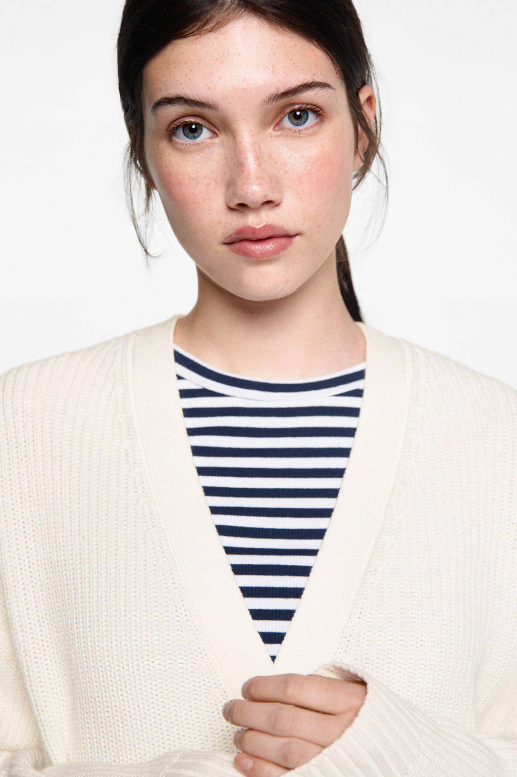 MANGO TEEN vest ecru