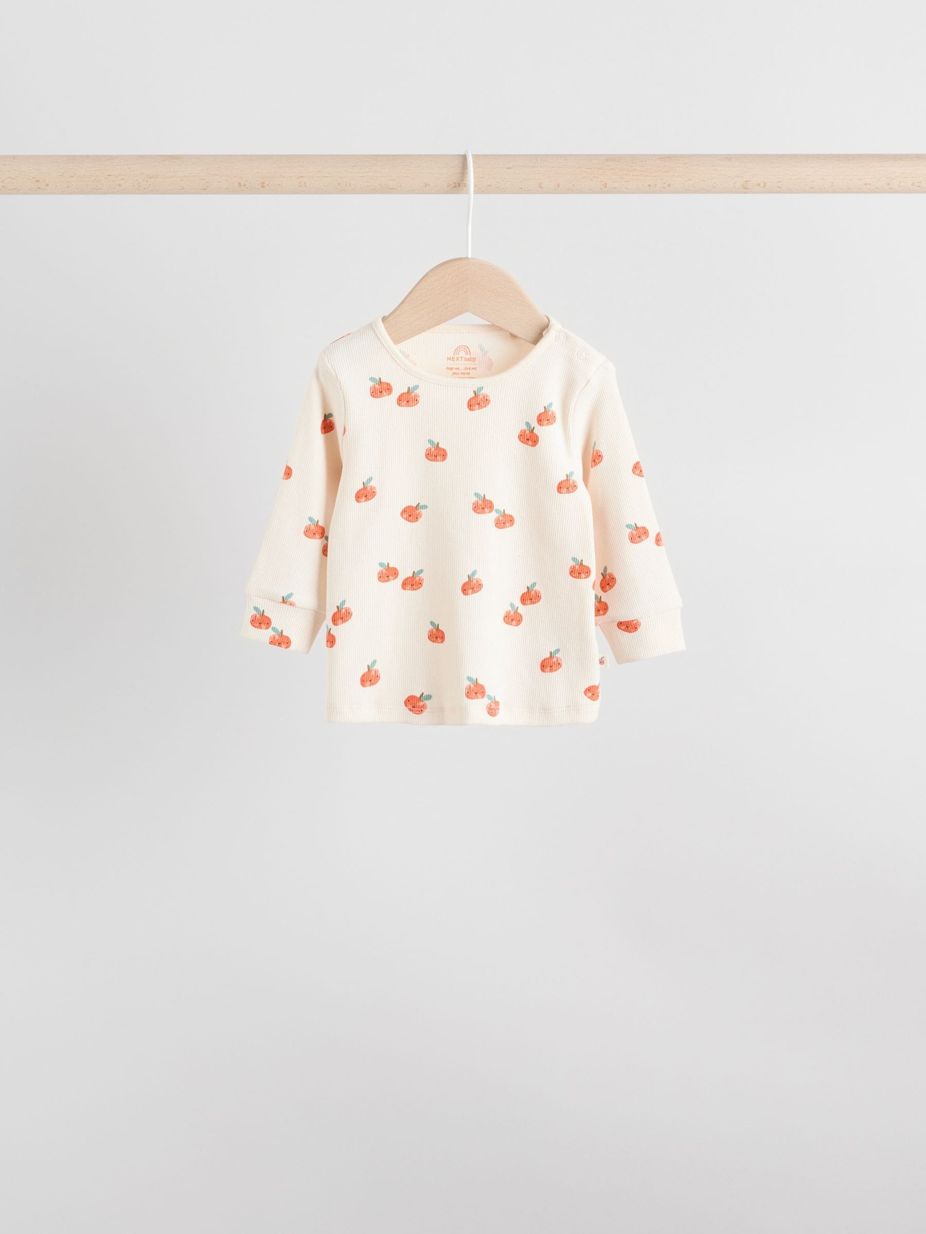 Green/Neutral Autumnal Print - Top en Leggings 6 -delige Baby Set (0mnd-2jr)