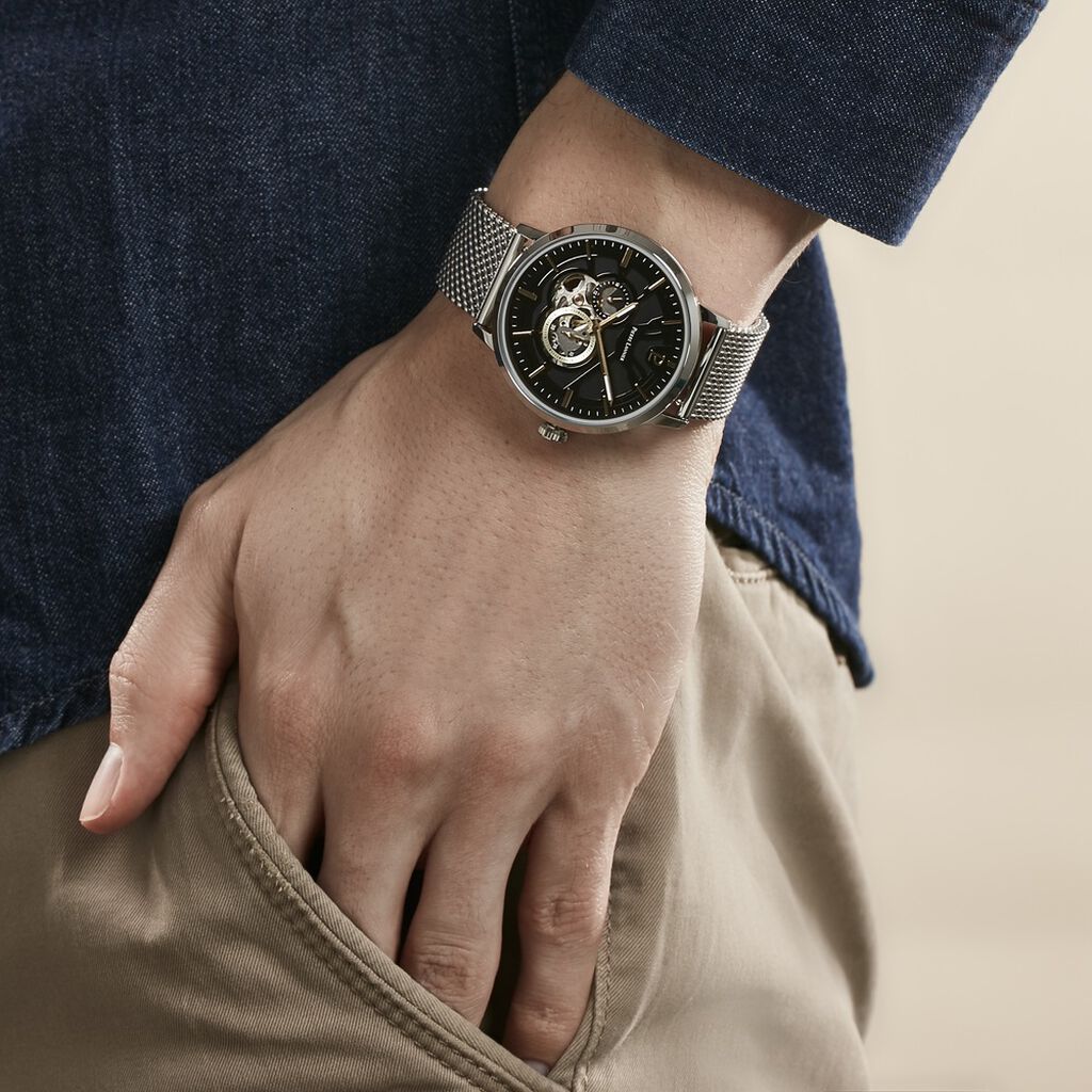Montre Pierre Lannier Trio Noir