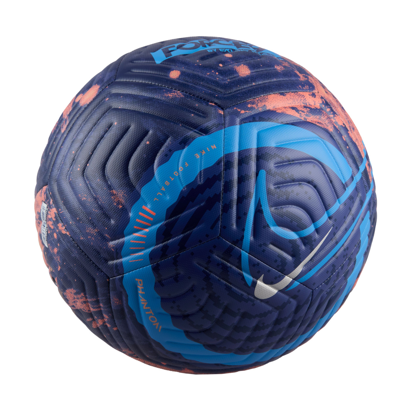 Nike Haaland Academy Voetbal Maat 5 Donkerblauw Blauw Oranje