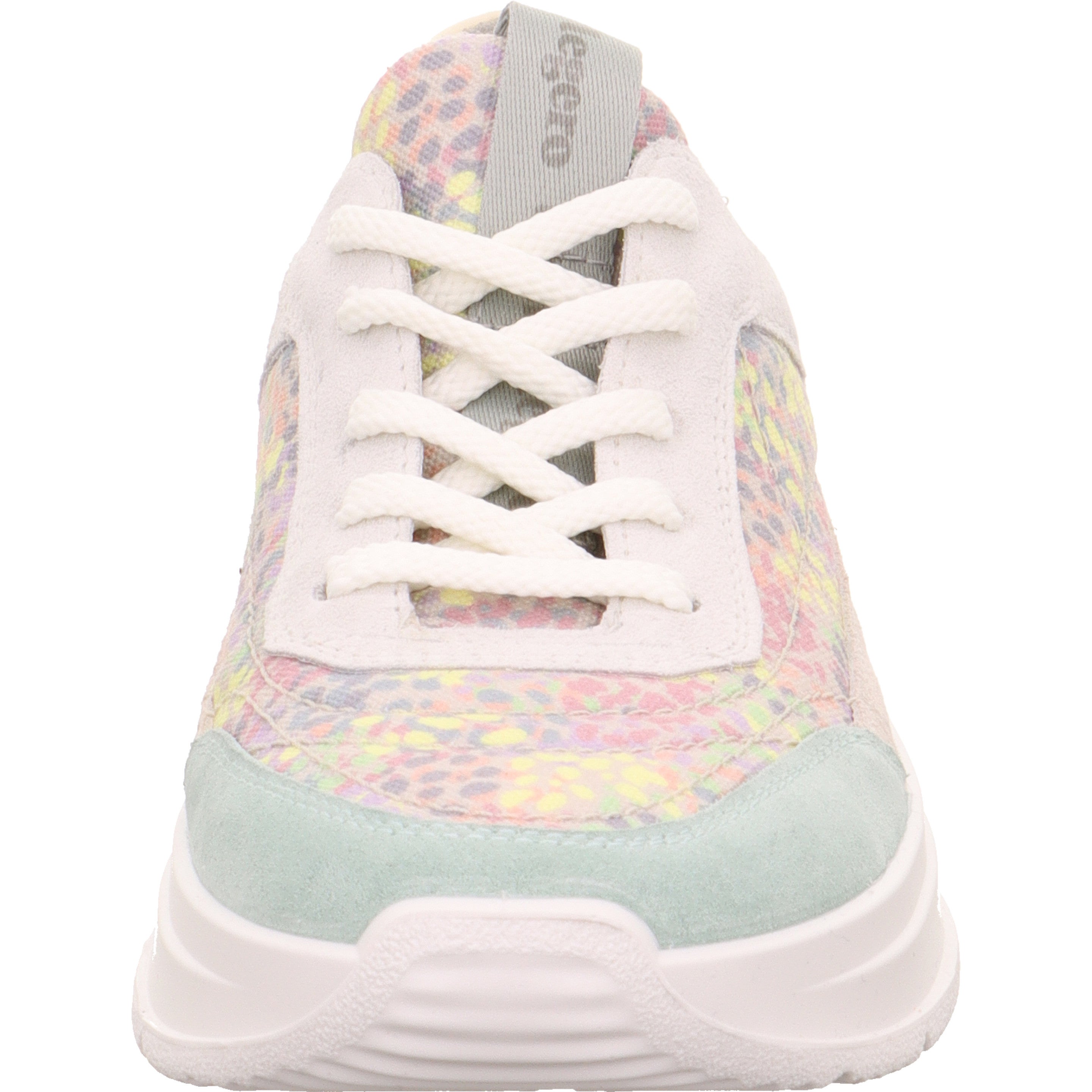 legero SPRINTER Damen  Sneaker low mit Schnürung - Farbe: Mehrfarbig Grün - Größe: 5.5