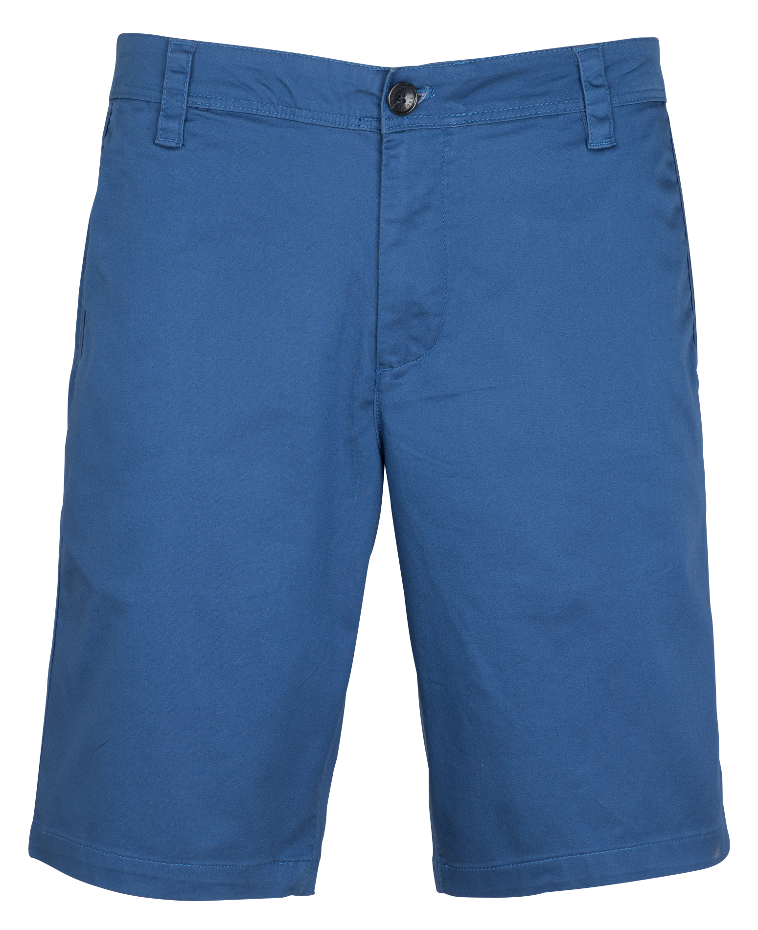 Short en coton mélangé| Bleu
