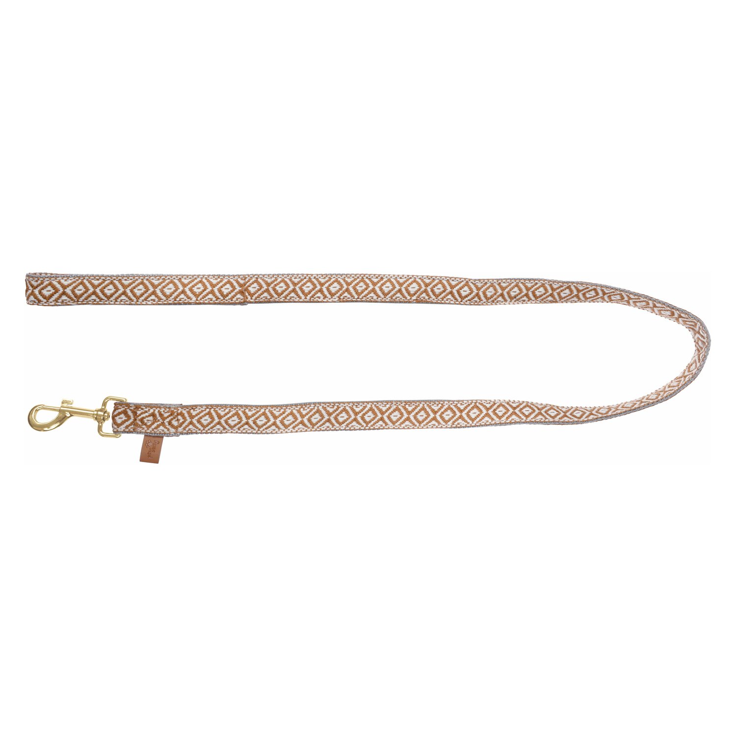 pawberry Hundeleine Sendai  - caramel/white - 120cm
