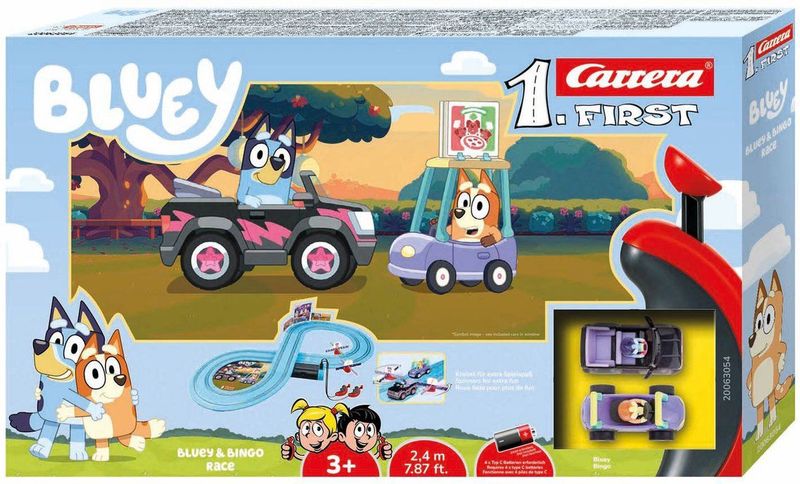 Carrera - First - Racebaan - 2,4m - Bluey vs. Bingo
