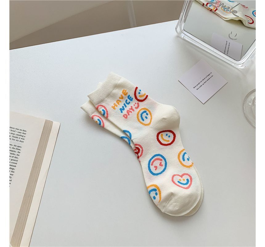 Lychee - Sokken met printletters