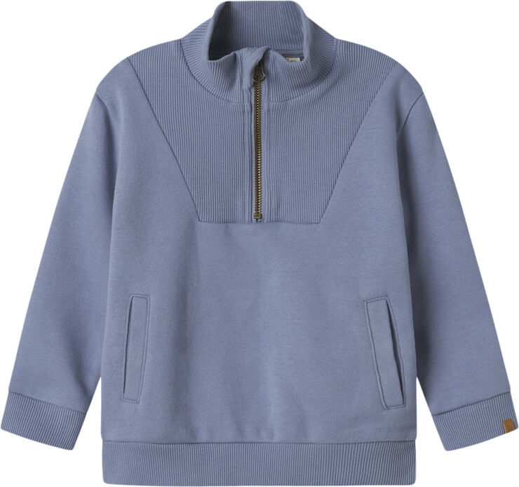 Lil' Atelier NMMILONDON RIO LS HALF ZIP SWEAT LI Troposphere