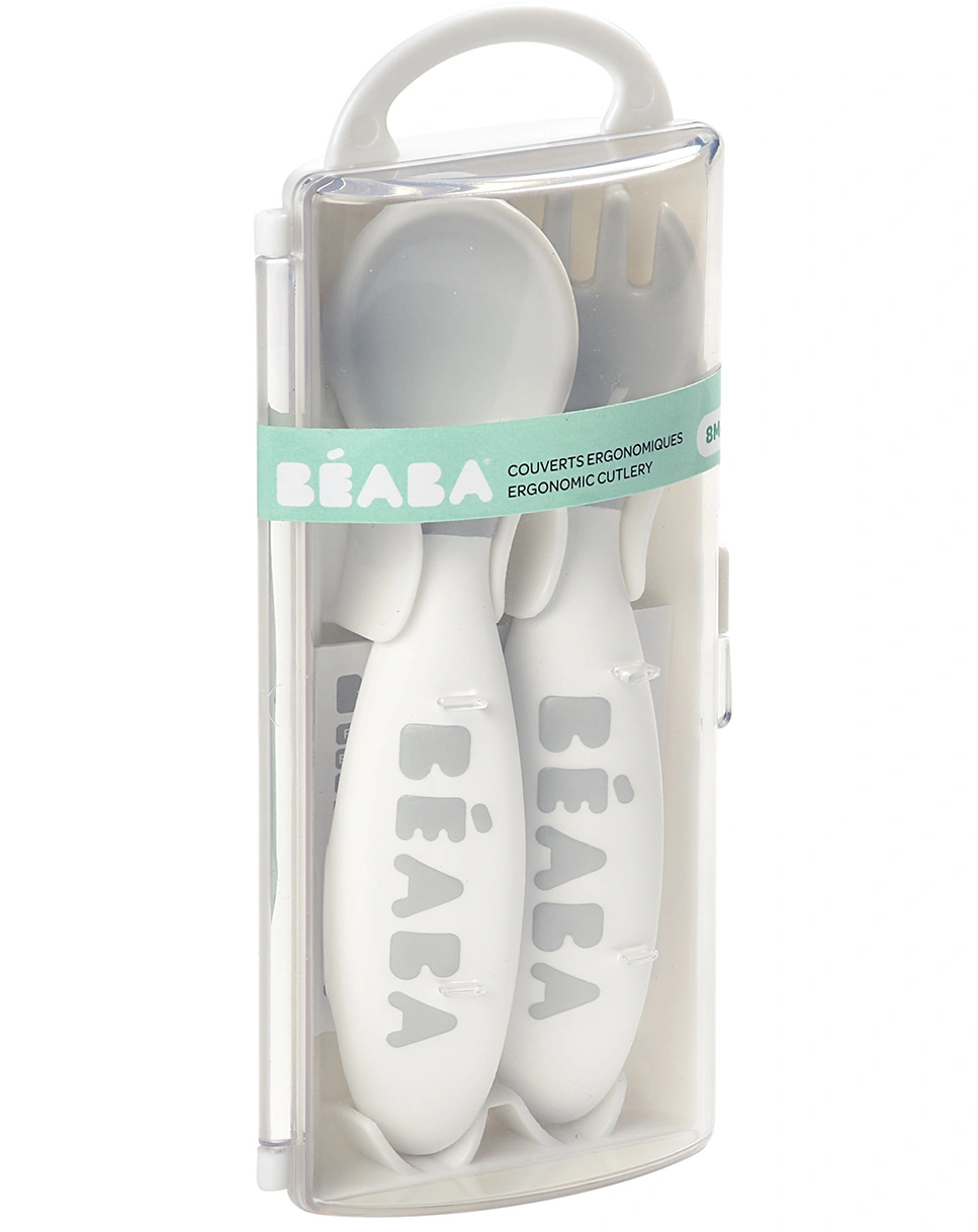 Besteckset I'M SO BIG 2-teilig in light grey