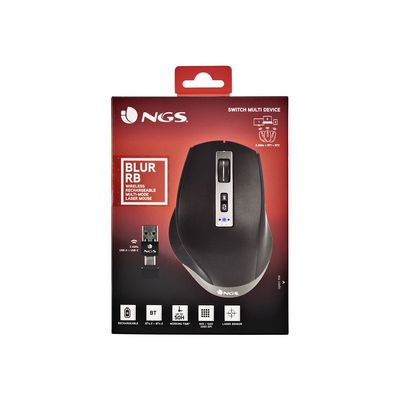 NGS Blur-RB - souris sans fil - noir