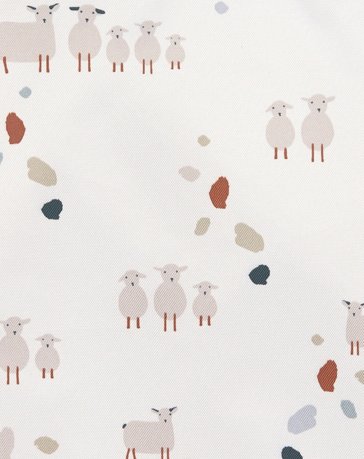 Lunchbag TINY FARMER – SHEEP 2er-Set in weiß