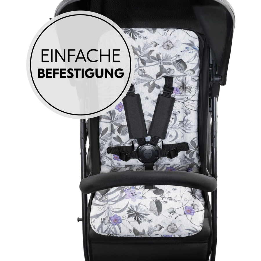 hauck Sitzauflage Seat Liner Floral Grey
