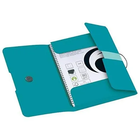 Herlitz Gummizugmappe PP A4 caribbean turquoise