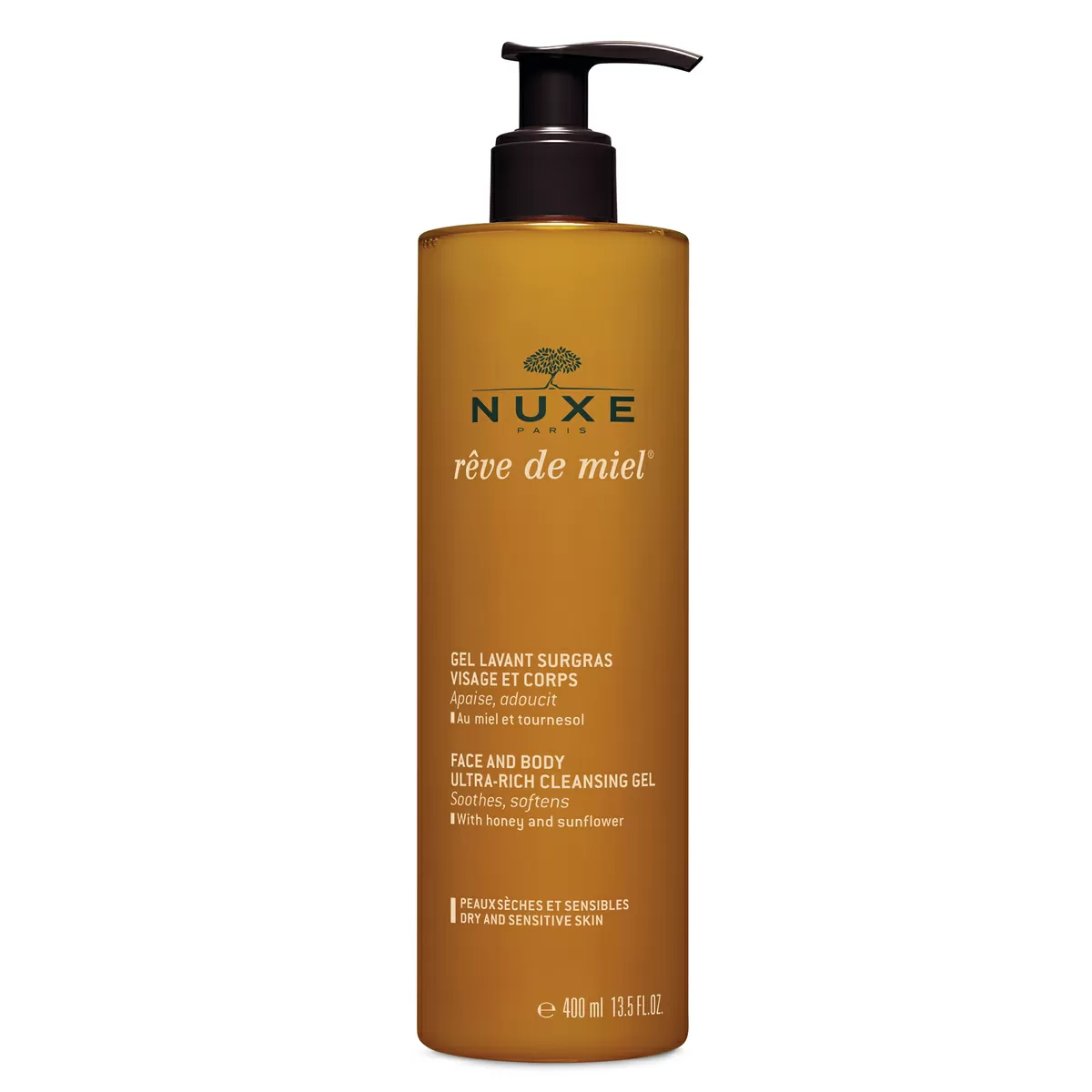 Nuxe Rêve de Miel Face & Body Ultra Rich Cleansing Gel - 400 ml