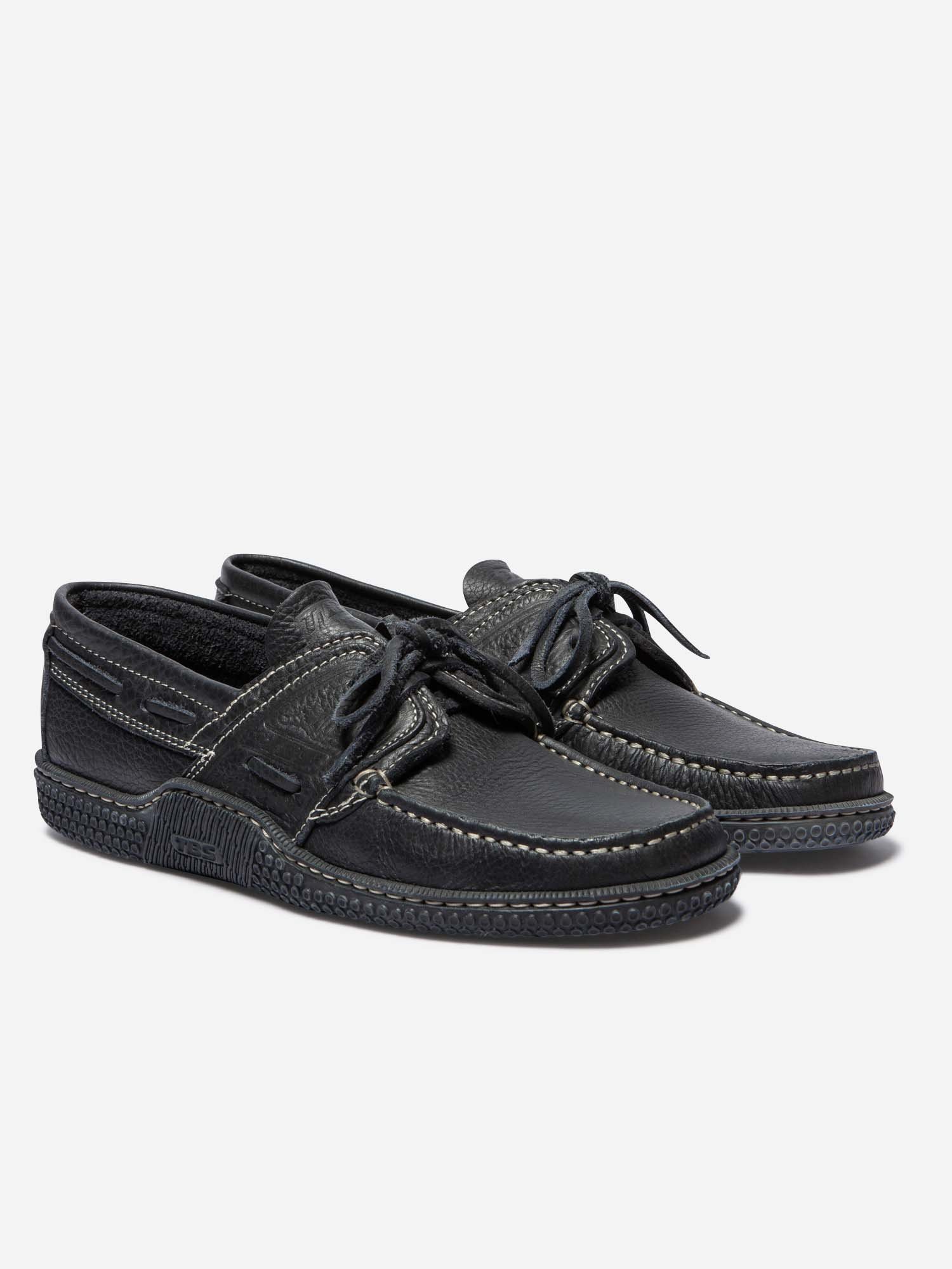 Chaussures Bateau Cuir  Bleu marine