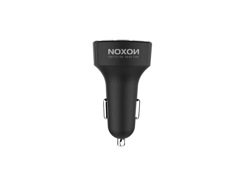 Noxon Kfz-FM-Transmitter Streaming 4 Bluetooth Adapter Wireless Transmitter Receiver UKW / FM Übertragung, Musik streamen im Fahrzeug und Handfrei telefonieren, 2x USB Ladebuchse