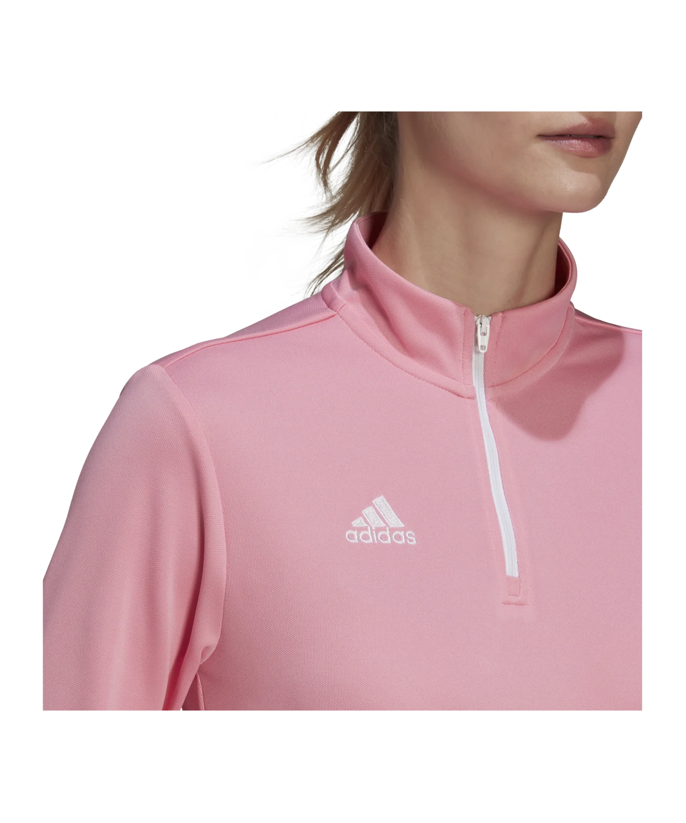 adidas Entrada 22 HalfZip Sweatshirt Damen Rosa