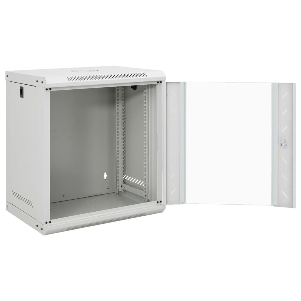 vidaXL Wandgemonteerde serverkast 12U, 19\