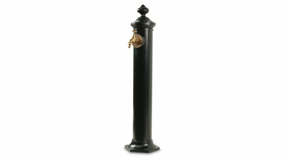 Fontaine de jardin métal vert 21x18.5x83cm