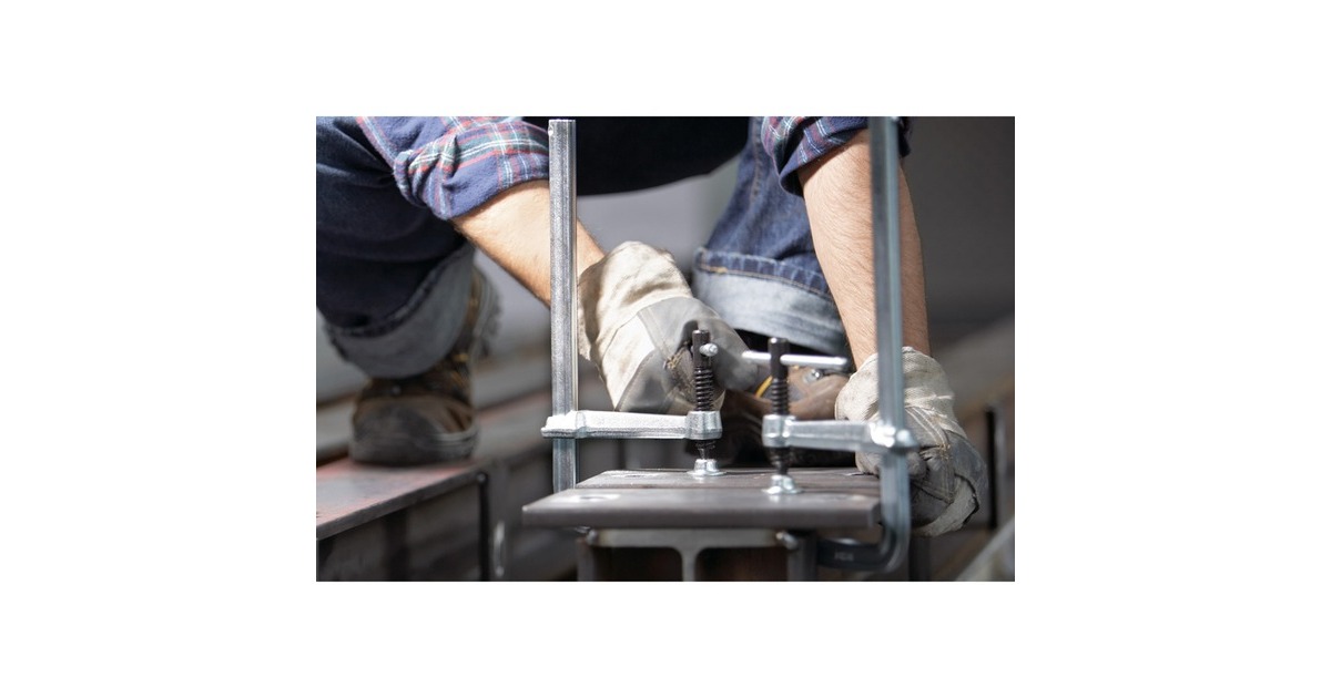 BESSEYGeheel stalen lijmtang classiX GS20 met houten handgreep lijmklem  (Zilver/rood)