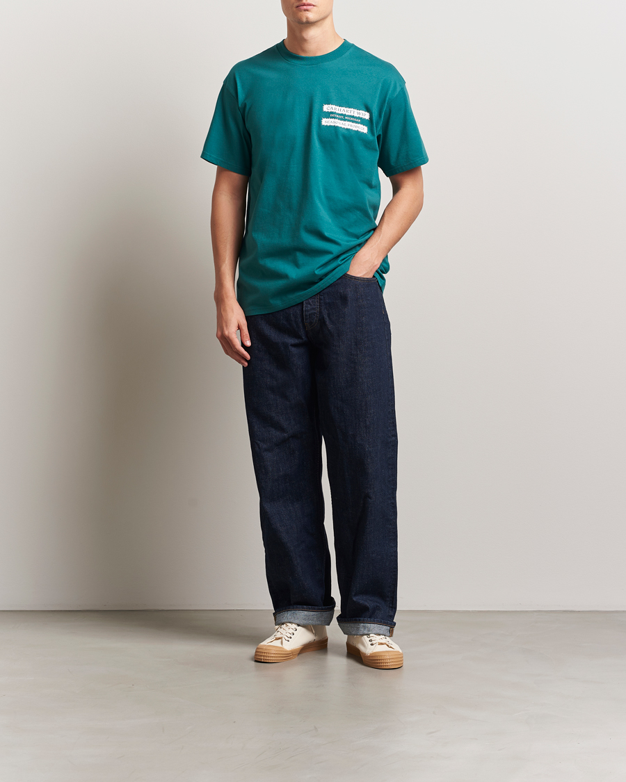 Carhartt WIP Catalogue Back Print T-Shirt Rainforest