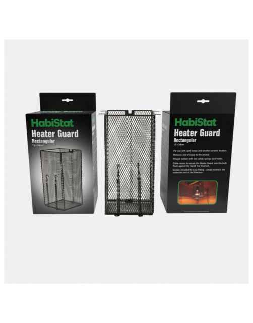Habistat Verwarmer Beschermer Rechthoekig - Terraium - 12x24 cm
