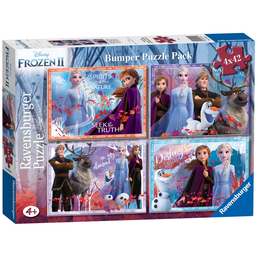 Ravensburger Frozen 2er-Packung, 4 x 42-teilige Puzzles