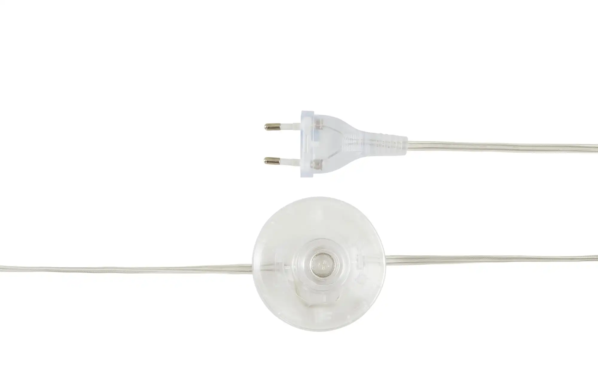 KHG Bogenleuchte, 1-flammig, messing/ Rattan-Schirm