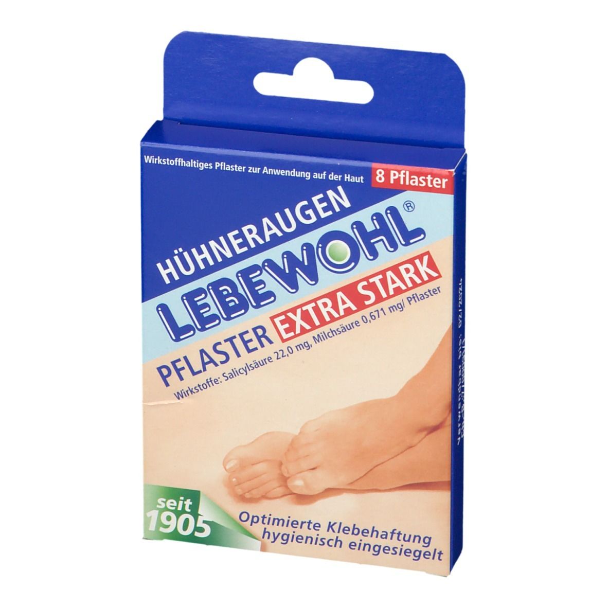 Lebewohl® Hühneraugenpflaster Extra Stark